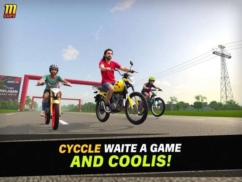 Cycle Race India Game Screenshot